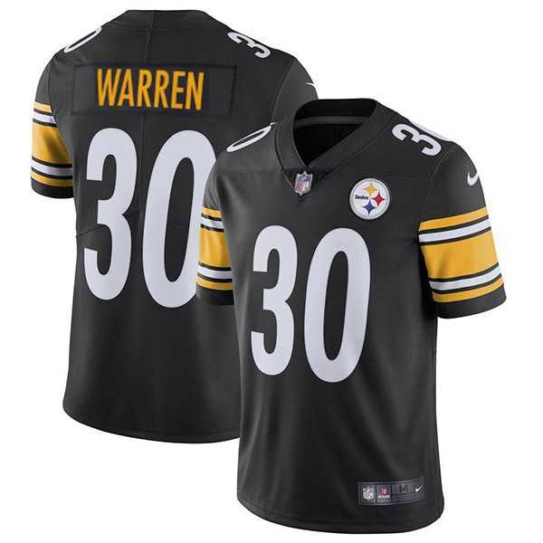 Men & Women & Youth Pittsburgh Steelers #30 Jaylen Warren Black Vapor Untouchable Limited Stitched Jersey